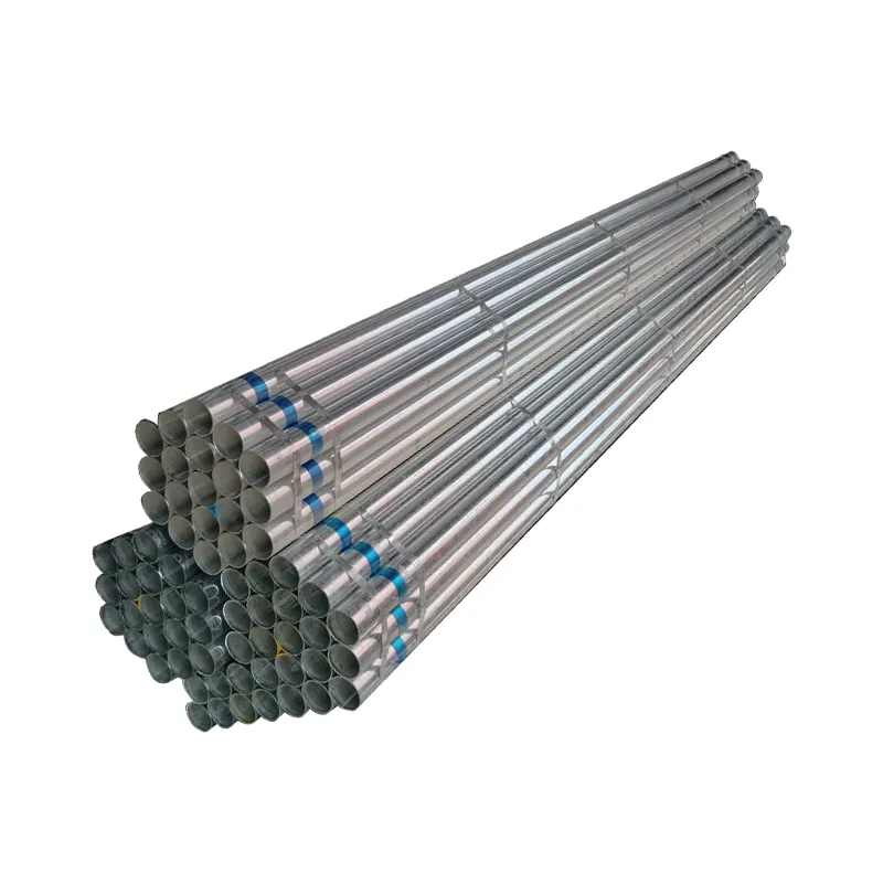 Zinc coated steel tube for Petroleum Oil transport in stock